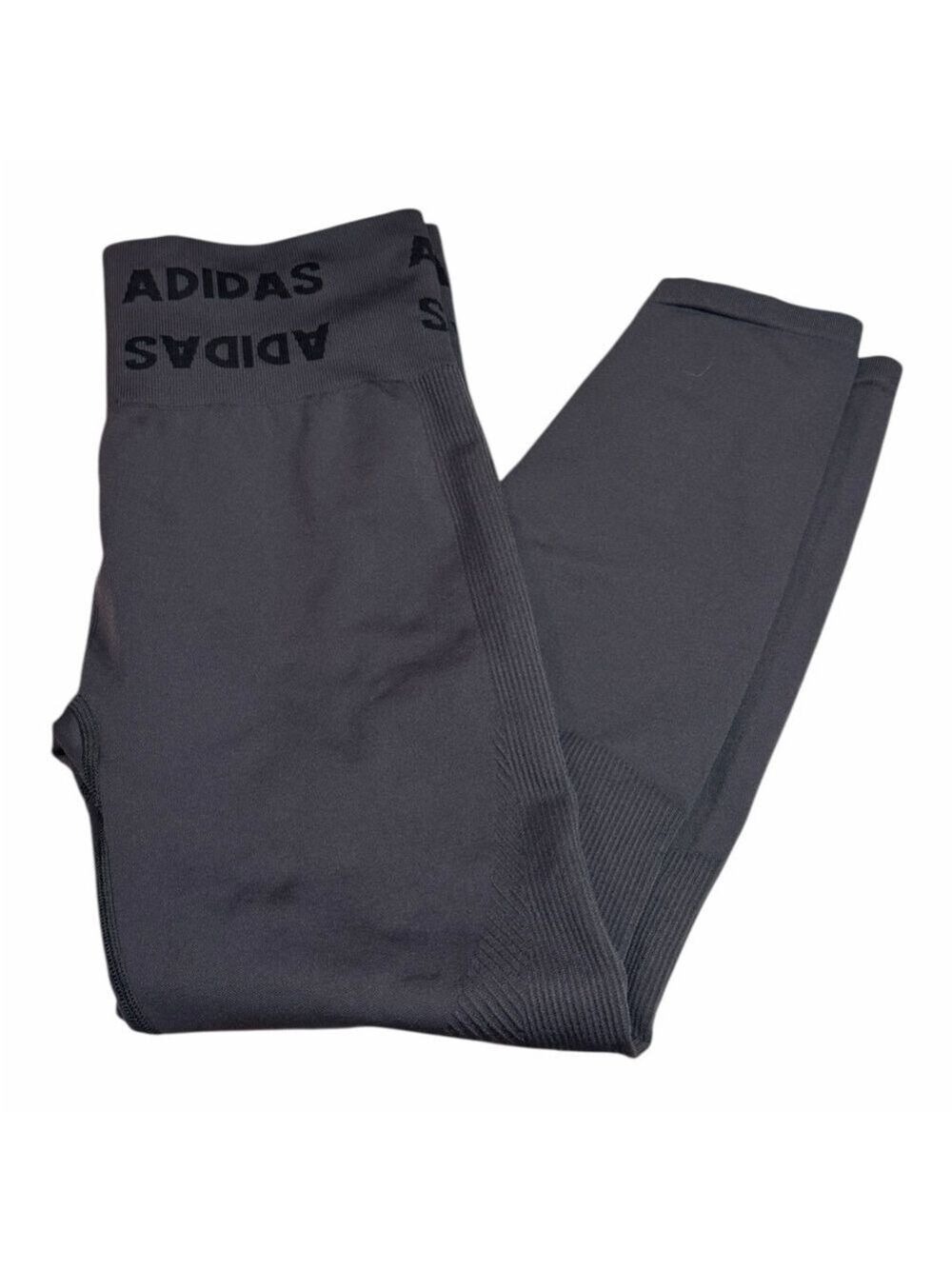 Adidas Gray Seamless Crop Leggings